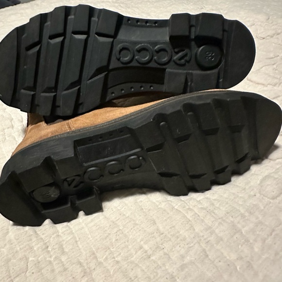 ECCO Womens Grainer Cocoa Brown Suede Chelsea Boots - Picture 3 of 6